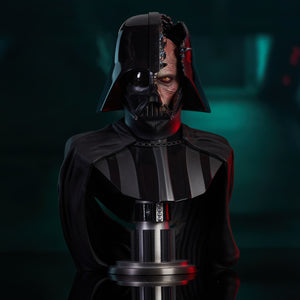 Star Wars: Obi-Wan Kenobi Darth Vader Damaged Helmet Legends in 3D 1:2 Scale Bust by Diamond Select Toys -Diamond Gallery - India - www.superherotoystore.com