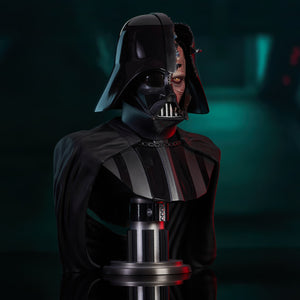 Star Wars: Obi-Wan Kenobi Darth Vader Damaged Helmet Legends in 3D 1:2 Scale Bust by Diamond Select Toys -Diamond Gallery - India - www.superherotoystore.com