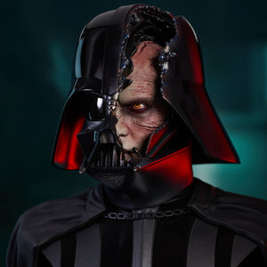 Star Wars: Obi-Wan Kenobi Darth Vader Damaged Helmet Legends in 3D 1:2 Scale Bust by Diamond Select Toys -Diamond Gallery - India - www.superherotoystore.com