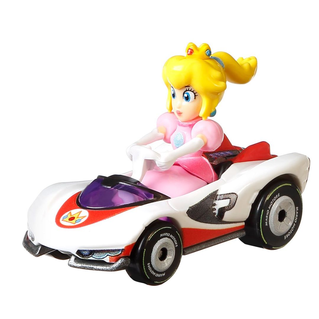 MarioKart Princess Peach P-Wing Kart by Hot Wheels