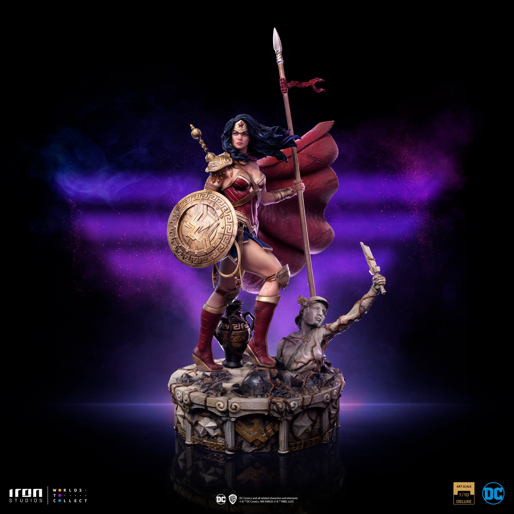 Wonder Woman Unleashed BDS Art Statue by Iron Studios -Iron Studios - India - www.superherotoystore.com