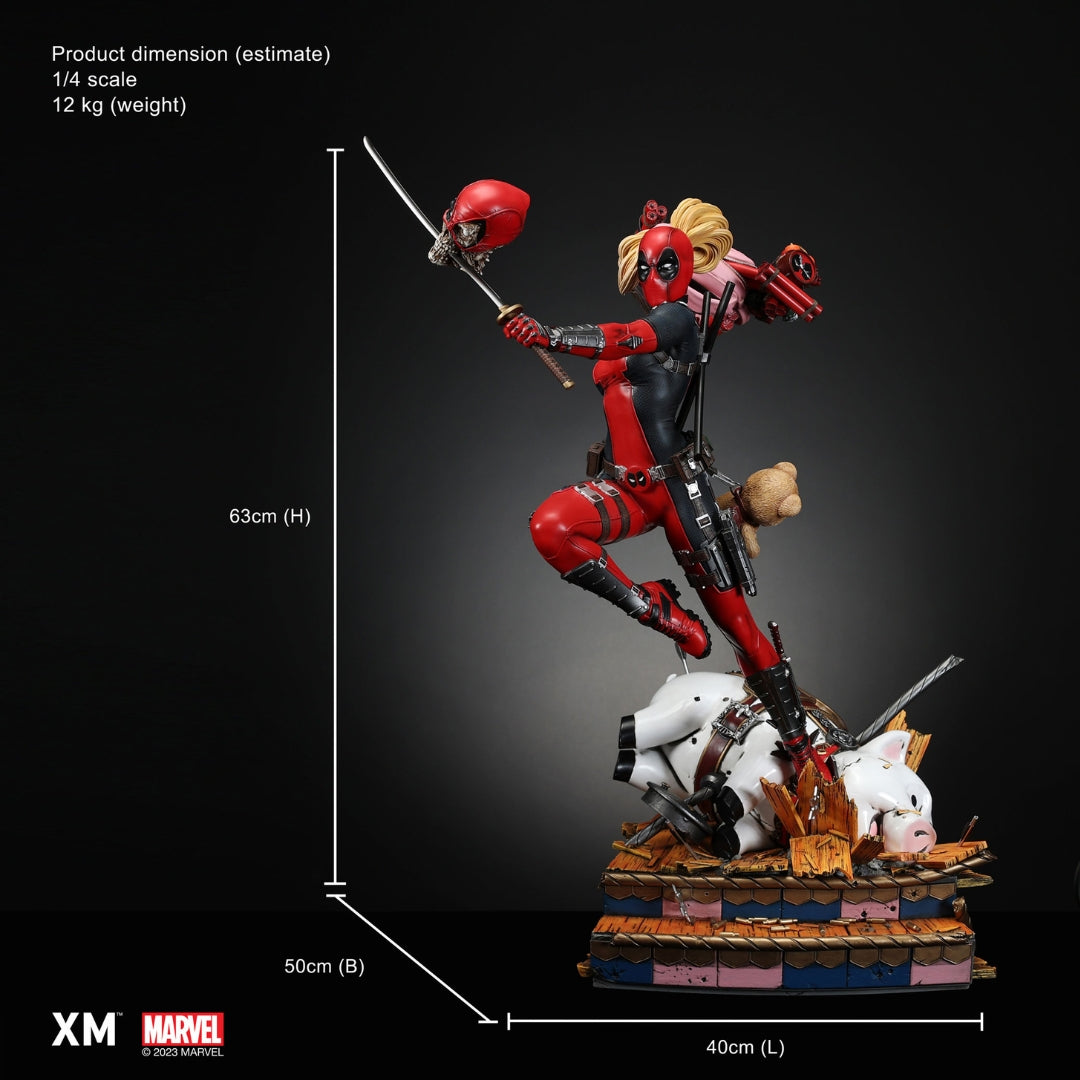 Lady Deadpool 1/4 Scale Statue by XM Studios -XM Studios - India - www.superherotoystore.com