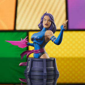 Marvel Animated X-Men Psylocke 1:7 Scale Mini-Bust by Diamond Gallery -Diamond Gallery - India - www.superherotoystore.com