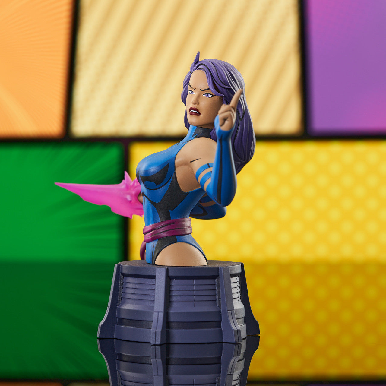 Marvel Animated X-Men Psylocke 1:7 Scale Mini-Bust by Diamond Gallery -Diamond Gallery - India - www.superherotoystore.com