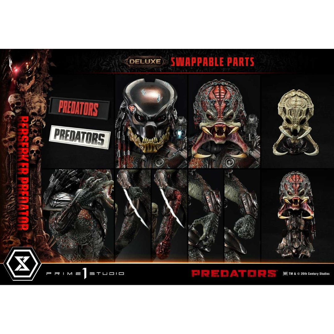 Predators (Film) Berserker Predator DX Bonus Version Statue by Prime 1 Studio -Prime 1 Studio - India - www.superherotoystore.com