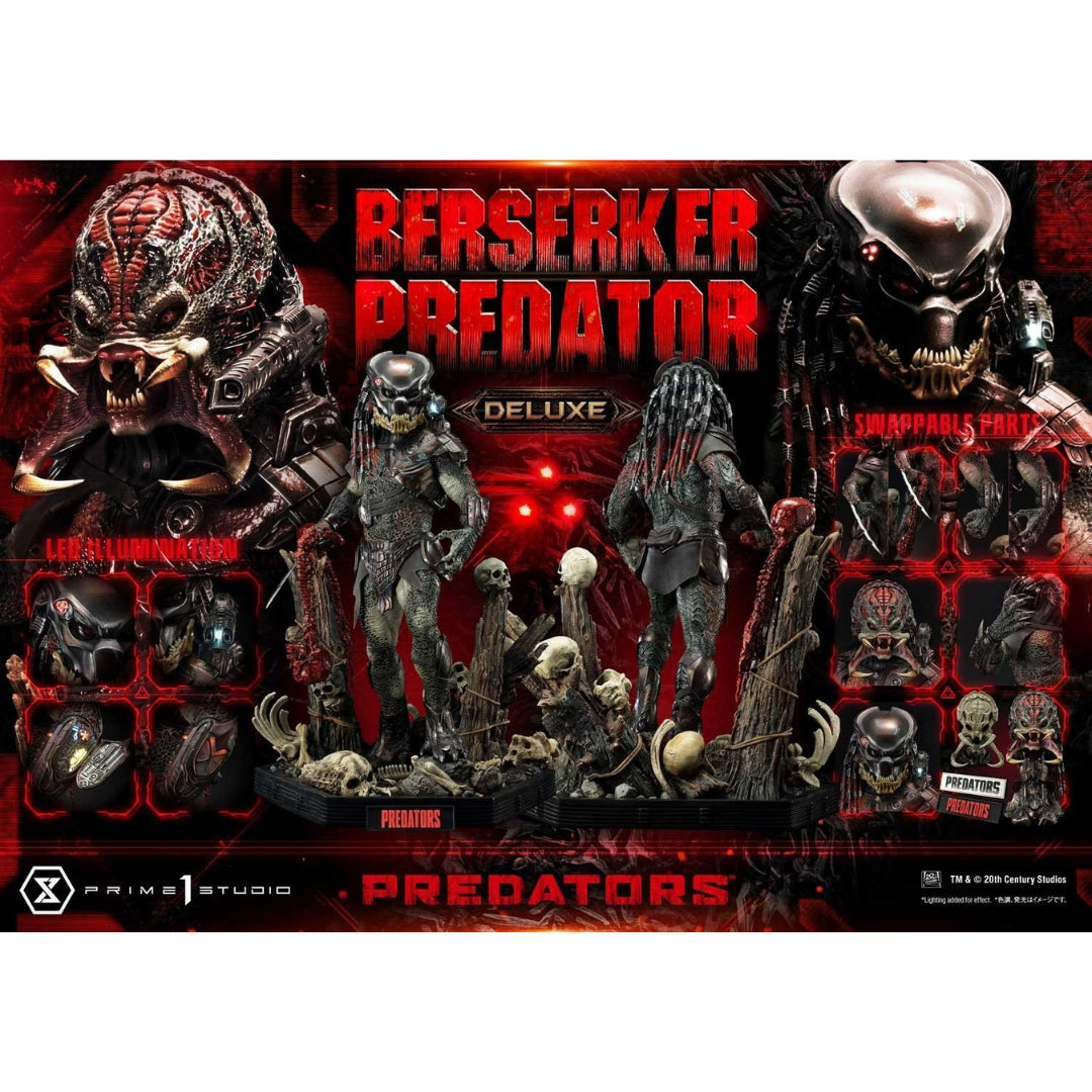 Predators (Film) Berserker Predator DX Bonus Version Statue by Prime 1 Studio -Prime 1 Studio - India - www.superherotoystore.com