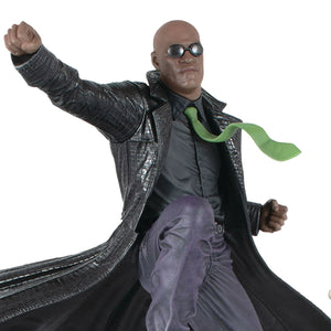 The Matrix Gallery Morpheus Deluxe Statue byDiamond Gallery -Diamond Gallery - India - www.superherotoystore.com