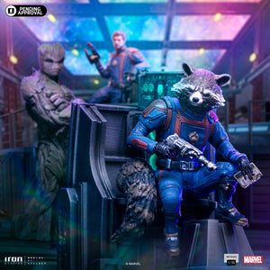 Guardians of the Galaxy Vol 3 Rocket 1/10 Scale Statue by Iron Studios -Iron Studios - India - www.superherotoystore.com