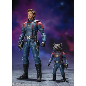 Guardians Galaxy Vol. 3 Star-Lord and Rocket Action FIgures by S.H.Figuarts -SH Figuarts - India - www.superherotoystore.com