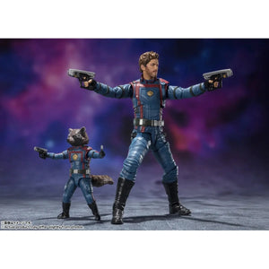 Guardians Galaxy Vol. 3 Star-Lord and Rocket Action FIgures by S.H.Figuarts -SH Figuarts - India - www.superherotoystore.com