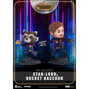 Guardians of the Galaxy Vol. 3 Star-Lord and Rocket Raccoon MEA-056 Mini-Figure 2-Pack by Beast Kingdom -Beast Kingdom - India - www.superherotoystore.com