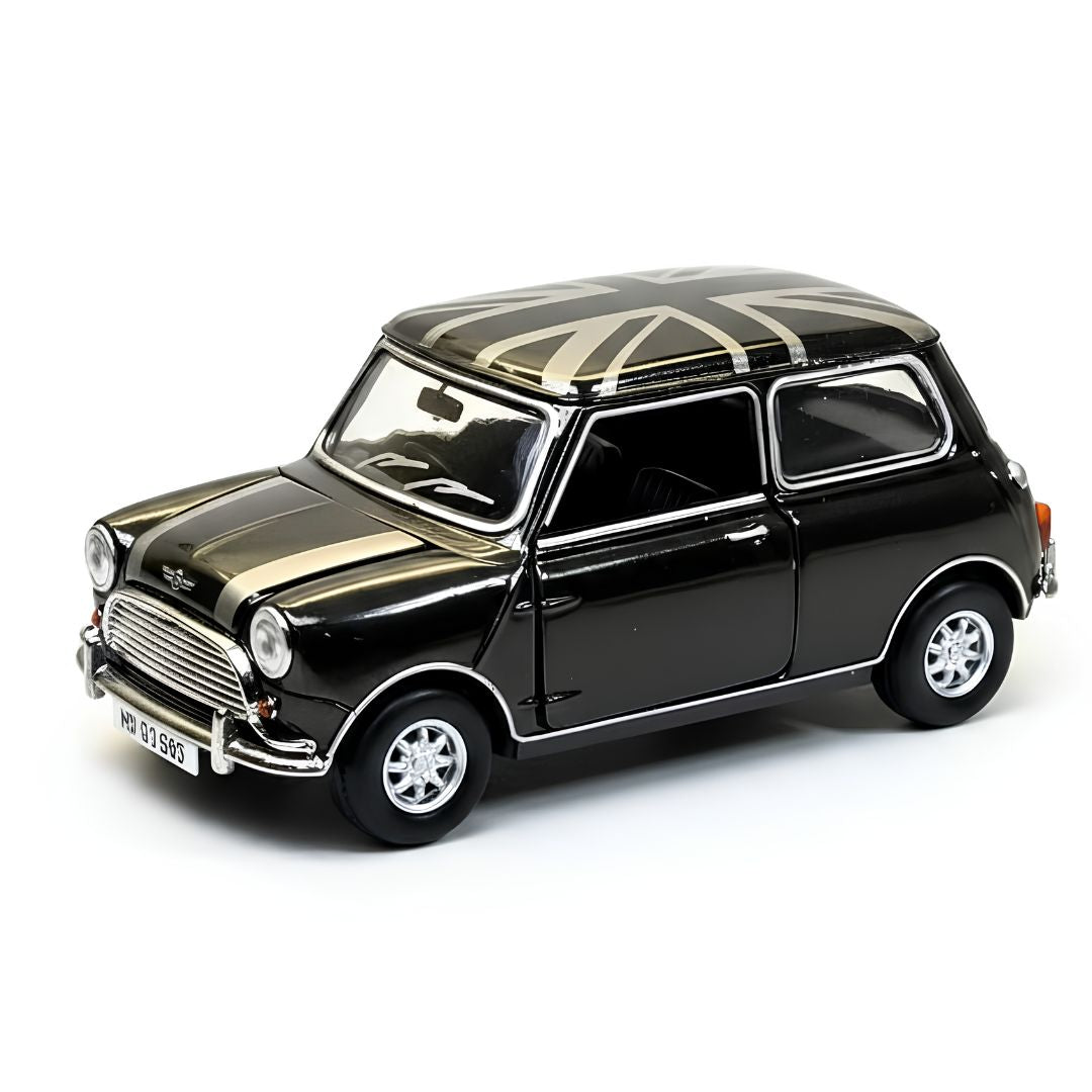 Mini Cooper  (Black Crome Racing) 1/50 Diecast By Tiny City
