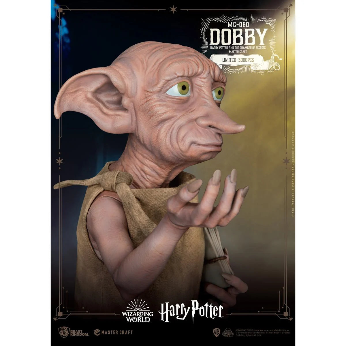 Harry Potter Dobby MC-060 Master Craft Statue by Beast Kingdom -Beast Kingdom - India - www.superherotoystore.com