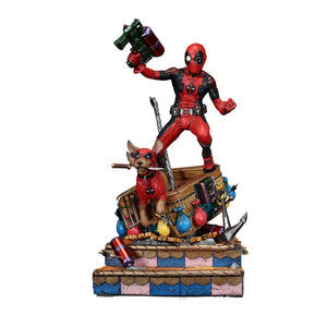 Kidpool and Dogpool Statue by XM Studios -XM Studios - India - www.superherotoystore.com