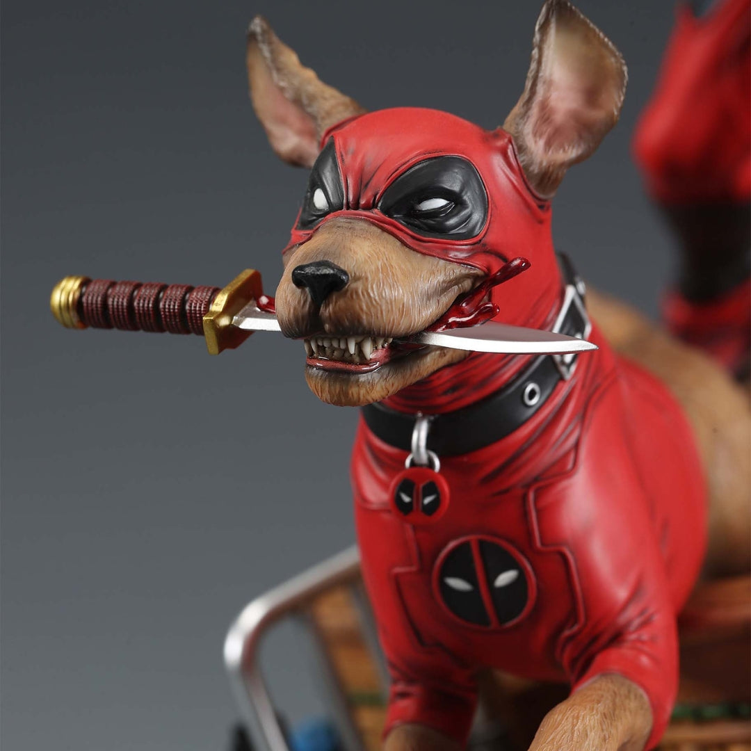 Kidpool and Dogpool Statue by XM Studios -XM Studios - India - www.superherotoystore.com