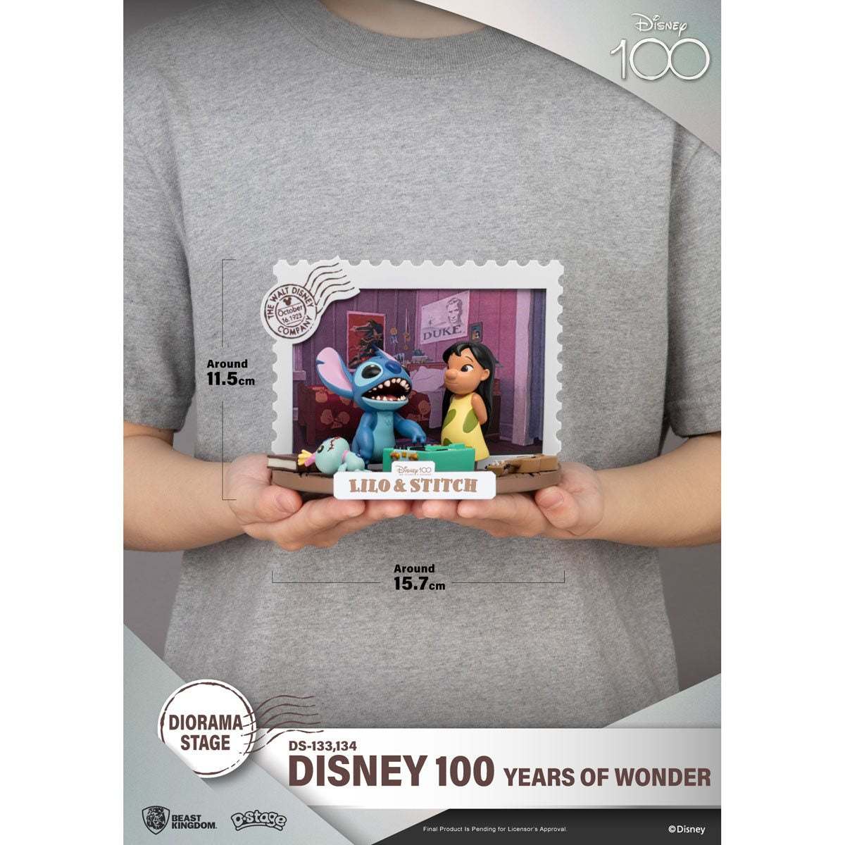 Disney 100 Years Lilo and Stitch DS-134 D-Stage Statue by Beast Kingdom -Beast Kingdom - India - www.superherotoystore.com