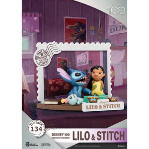 Disney 100 Years Lilo and Stitch DS-134 D-Stage Statue by Beast Kingdom -Beast Kingdom - India - www.superherotoystore.com