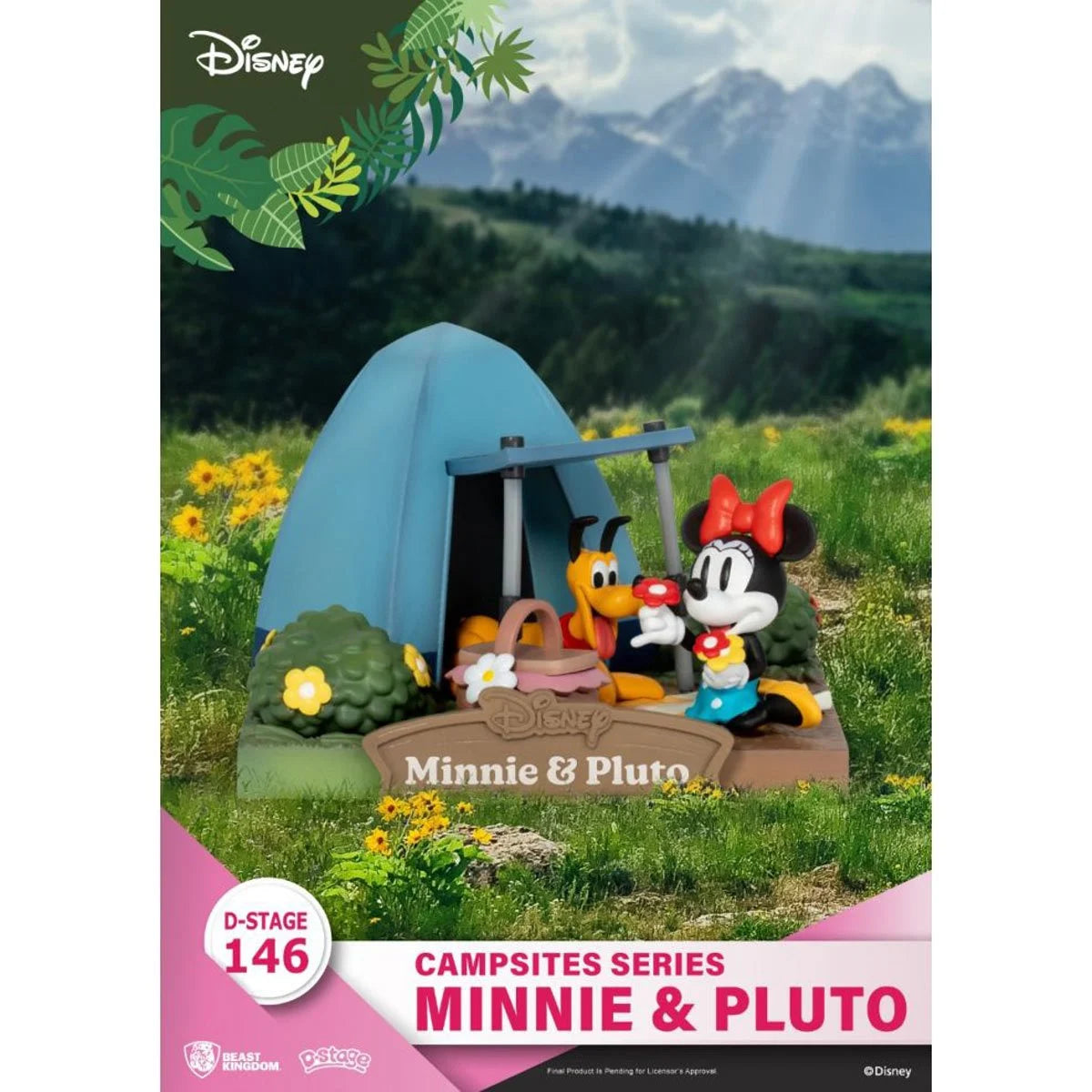 Disney Campsites Minnie Mouse and Pluto DS-146 Statue by Beast Kingdom Disney Campsites Minnie Mouse and Pluto DS-146 Statue by Beast Kingdom