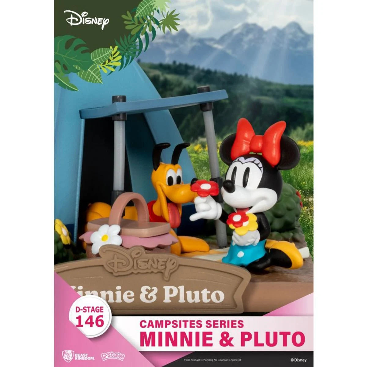 Disney Campsites Minnie Mouse and Pluto DS-146 Statue by Beast Kingdom Disney Campsites Minnie Mouse and Pluto DS-146 Statue by Beast Kingdom