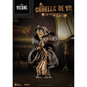 101 Dalmatians Cruella De Vil Disney Villain Series 015 6-Inch Bust by Beast Kingdom -Beast Kingdom - India - www.superherotoystore.com
