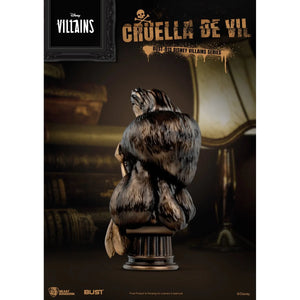 101 Dalmatians Cruella De Vil Disney Villain Series 015 6-Inch Bust by Beast Kingdom -Beast Kingdom - India - www.superherotoystore.com
