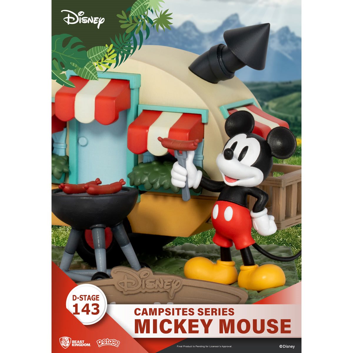 Disney Campsites Mickey Mouse DS-143 D-Stage Statue by Beast Kingdom -Beast Kingdom - India - www.superherotoystore.com