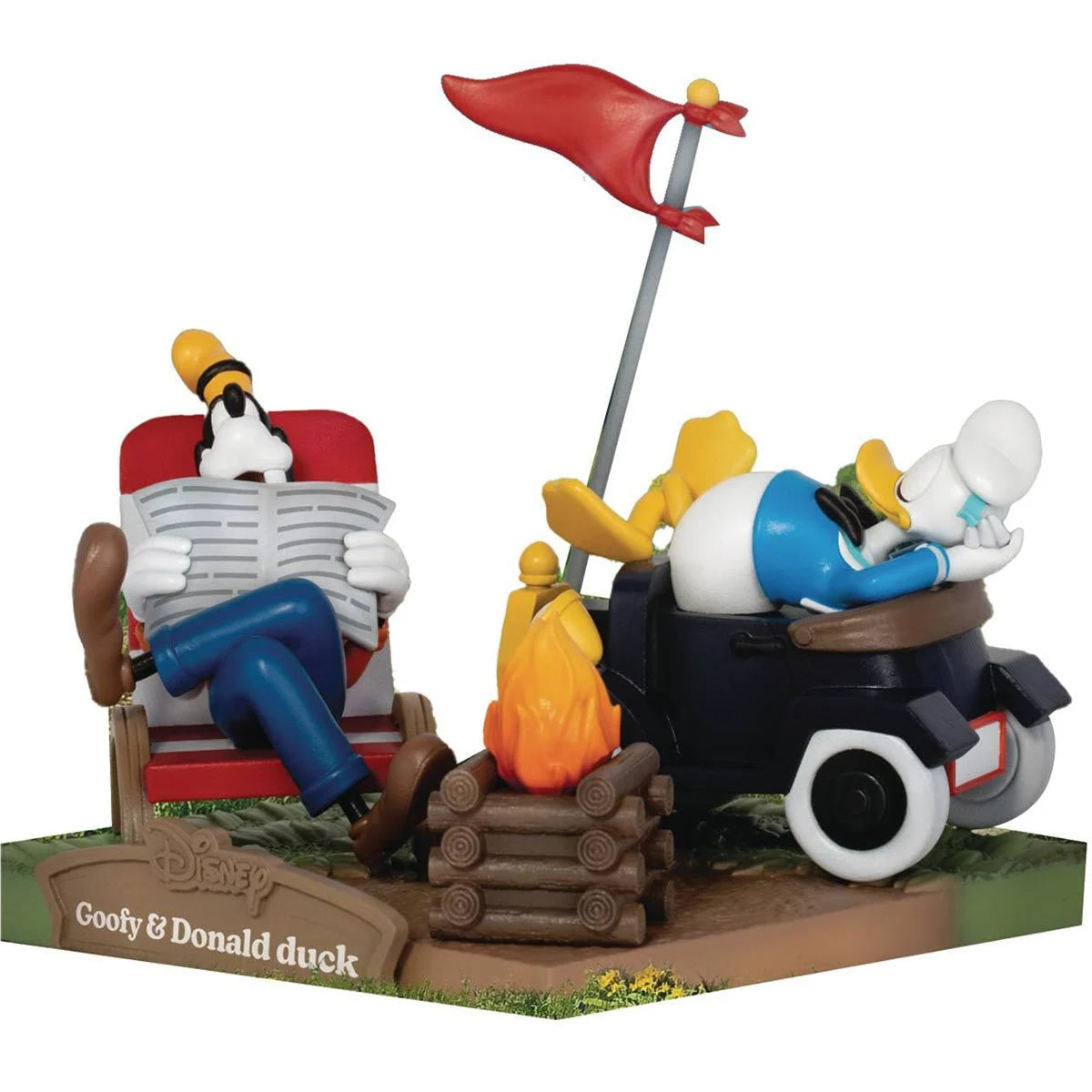 Disney Campsites Goofy and Donald Duck DS-145 Statue by Beast Kingdom -Beast Kingdom - India - www.superherotoystore.com