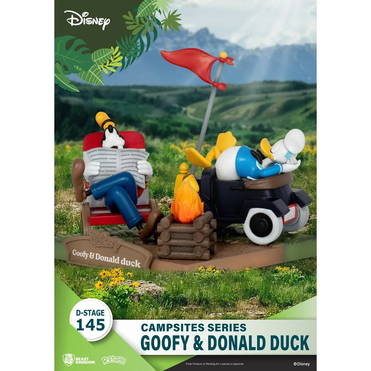 Disney Campsites Goofy and Donald Duck DS-145 Statue by Beast Kingdom -Beast Kingdom - India - www.superherotoystore.com