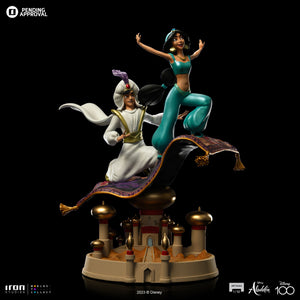 Aladdin and Jasmine Statue 1/10 Scale by Iron Studios -Iron Studios - India - www.superherotoystore.com