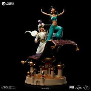 Aladdin and Jasmine Statue 1/10 Scale by Iron Studios -Iron Studios - India - www.superherotoystore.com