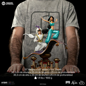 Aladdin and Jasmine Statue 1/10 Scale by Iron Studios -Iron Studios - India - www.superherotoystore.com