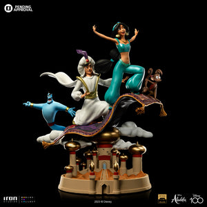 Aladdin and Jasmine Deluxe Statue 1/10 Scale by Iron Studios -Iron Studios - India - www.superherotoystore.com