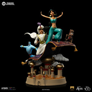 Aladdin and Jasmine Deluxe Statue 1/10 Scale by Iron Studios -Iron Studios - India - www.superherotoystore.com