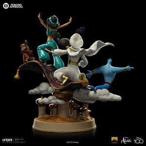 Aladdin and Jasmine Deluxe Statue 1/10 Scale by Iron Studios -Iron Studios - India - www.superherotoystore.com