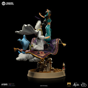Aladdin and Jasmine Deluxe Statue 1/10 Scale by Iron Studios -Iron Studios - India - www.superherotoystore.com