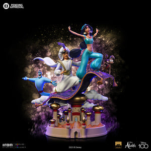 Aladdin and Jasmine Deluxe Statue 1/10 Scale by Iron Studios -Iron Studios - India - www.superherotoystore.com