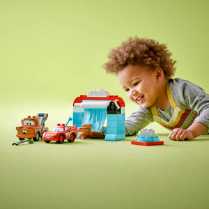 Lightning McQueen & Mater's Car Wash Fun Set by LEGO -Lego - India - www.superherotoystore.com