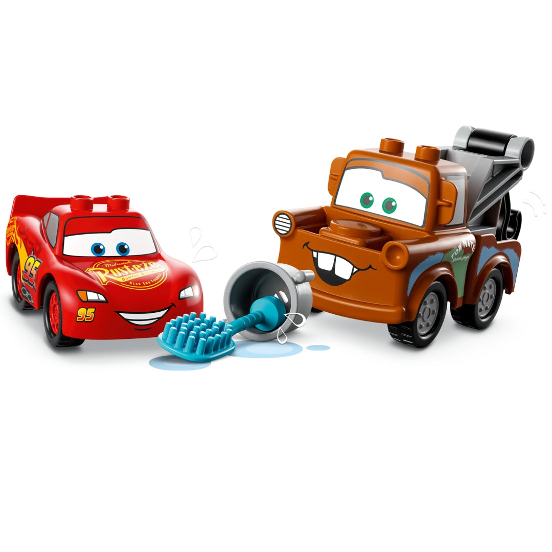 Lightning McQueen & Mater's Car Wash Fun Set by LEGO -Lego - India - www.superherotoystore.com