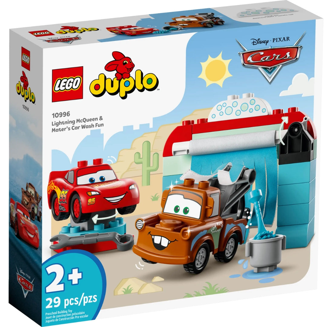 Lightning McQueen & Mater's Car Wash Fun Set by LEGO -Lego - India - www.superherotoystore.com