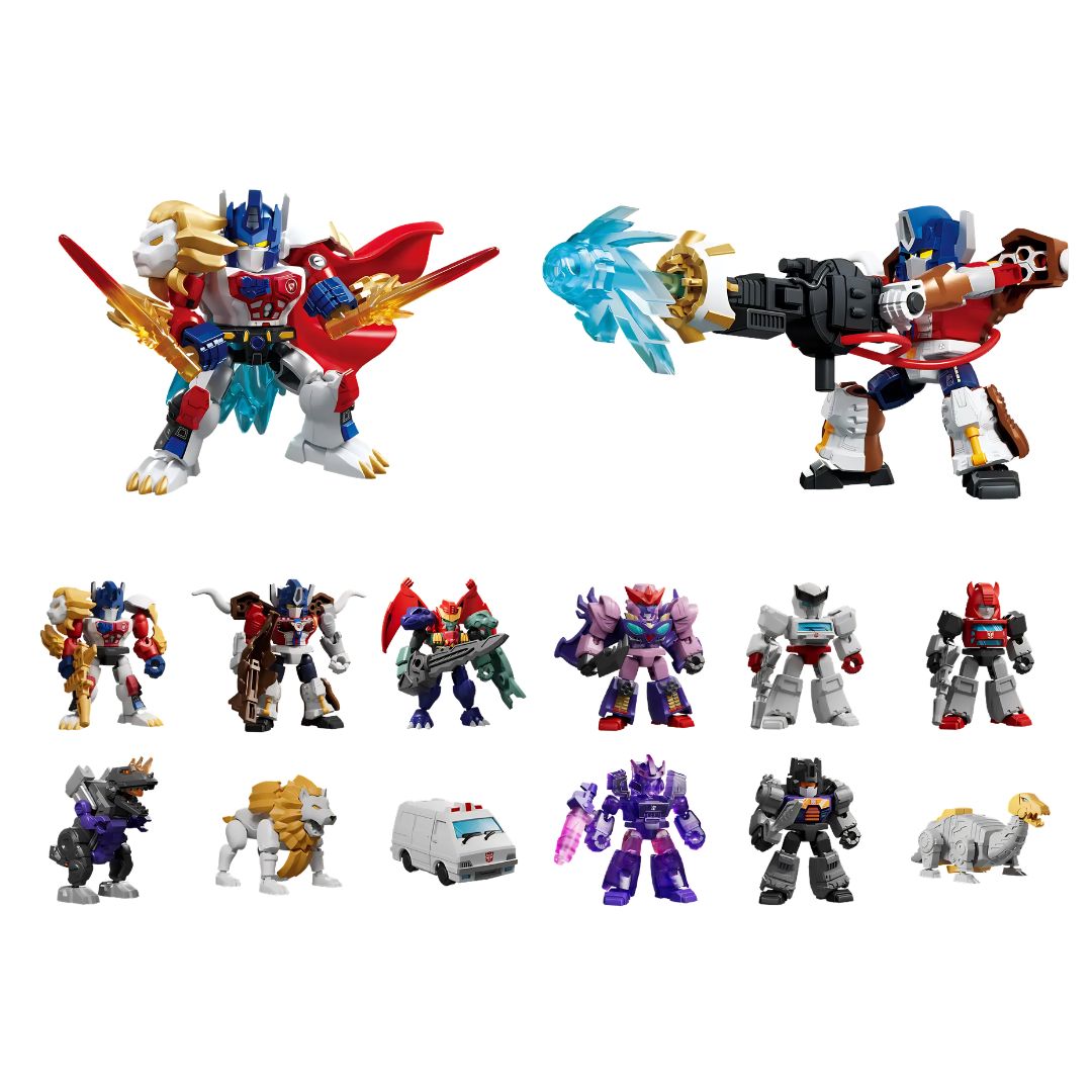 Transformers Defender Version 07 Power Of The Beastblind Box Model Kit By Blokees