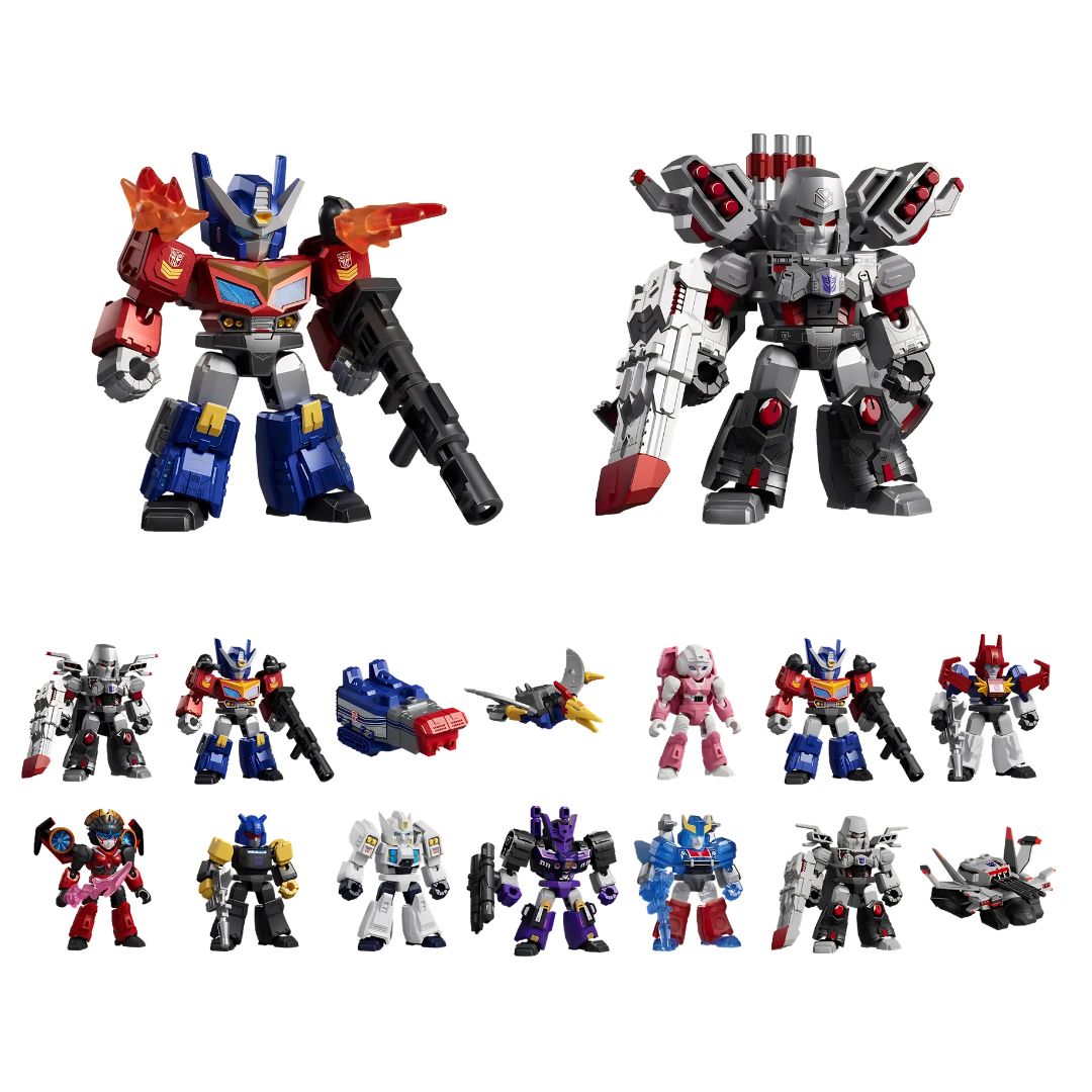 Transformers Defender Version 08 Battle Starsblind Box Model Kit By Blokees