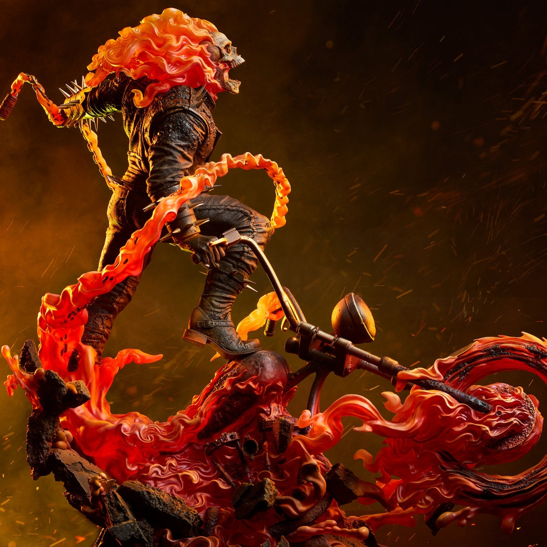 Ghost Rider Premium Format™ Figure by Sideshow Collectibles -Sideshow Collectibles - India - www.superherotoystore.com