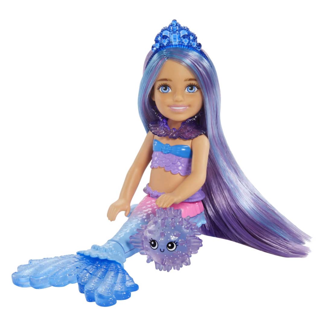 Barbie Mermaid Power Chelsea Mermaid Doll Blue Purple Hair