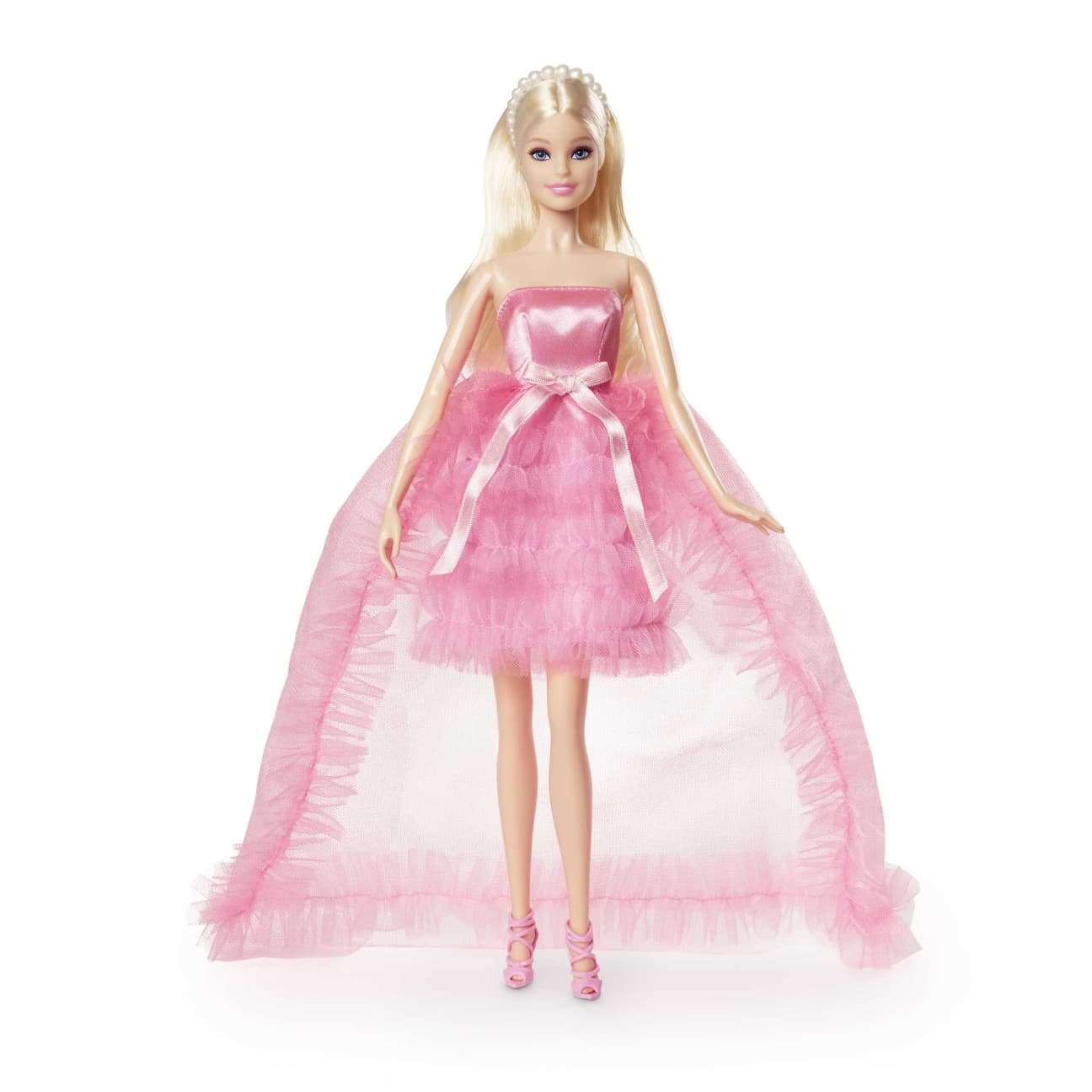 Barbie Doll, Birthday Wishes, Giftable, Blonde In Pink Dress by Mattel -Mattel - India - www.superherotoystore.com
