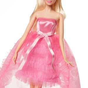 Barbie Doll, Birthday Wishes, Giftable, Blonde In Pink Dress by Mattel -Mattel - India - www.superherotoystore.com