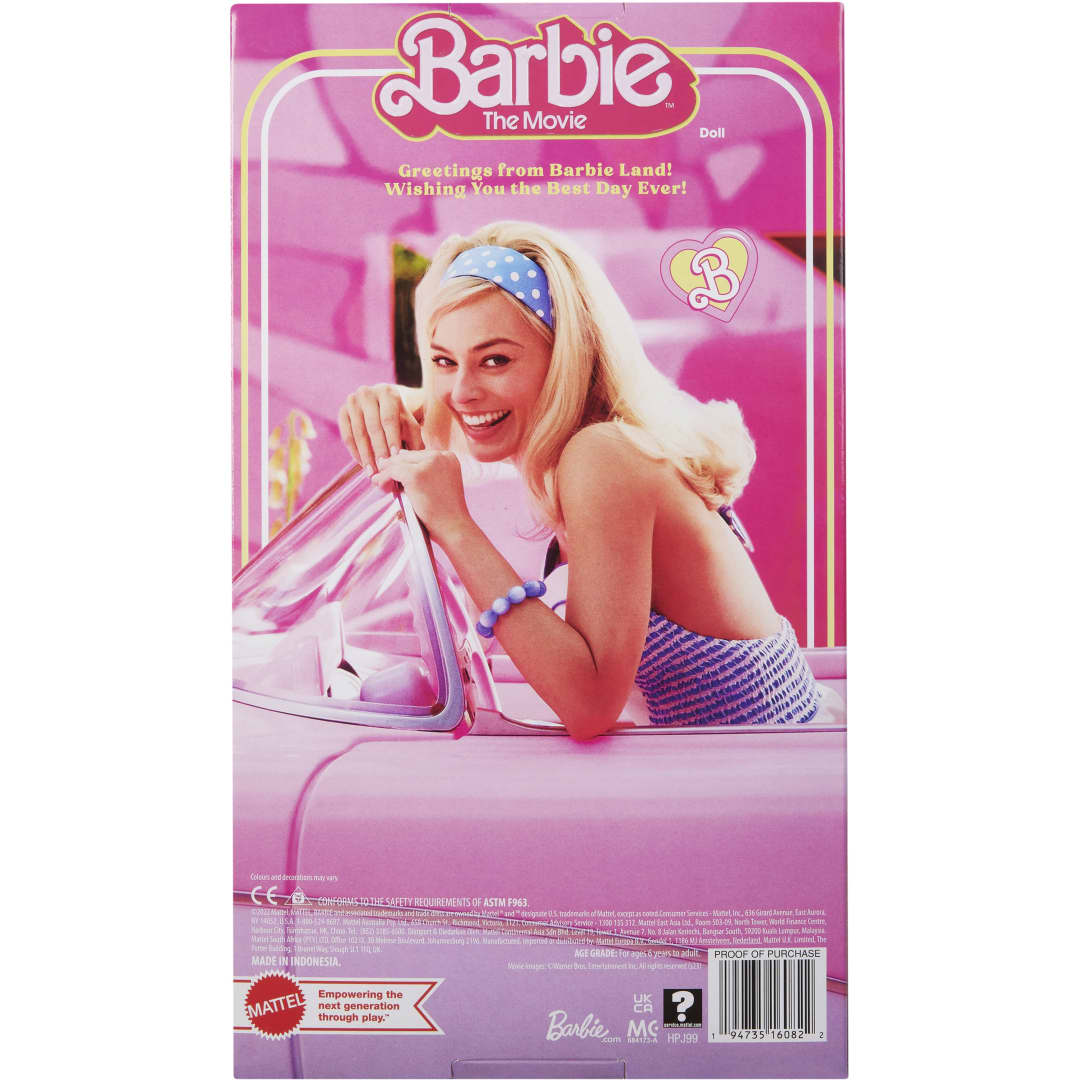 Barbie the Movie Collectible Doll, Margot Robbie As Barbie In Gold Disco Jumpsuit by Mattel -Mattel - India - www.superherotoystore.com