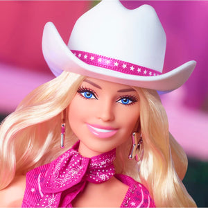 Barbie the Movie Collectible Doll, Margot Robbie As Barbie In Pink Western Outfit by Mattel -Mattel - India - www.superherotoystore.com