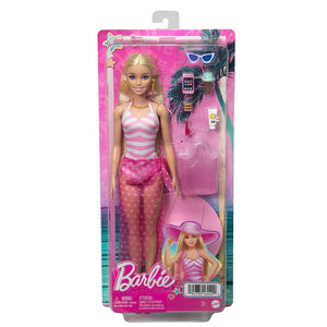 Barbie Doll with Swimsuit and Beach Themed Accessories by Mattel -Mattel - India - www.superherotoystore.com