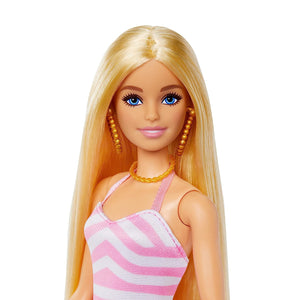 Barbie Doll with Swimsuit and Beach Themed Accessories by Mattel -Mattel - India - www.superherotoystore.com