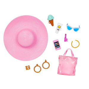 Barbie Doll with Swimsuit and Beach Themed Accessories by Mattel -Mattel - India - www.superherotoystore.com